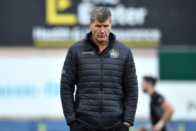 Rob Baxter’s Exeter have begun the new Gallagher Premiership season with successive losses (Ashley Western/PA)