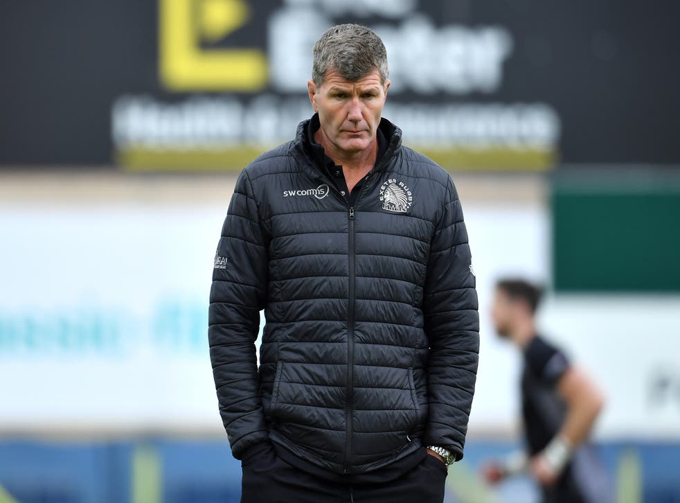 Rob Baxter’s Exeter have begun the new Gallagher Premiership season with successive losses (Ashley Western/PA)