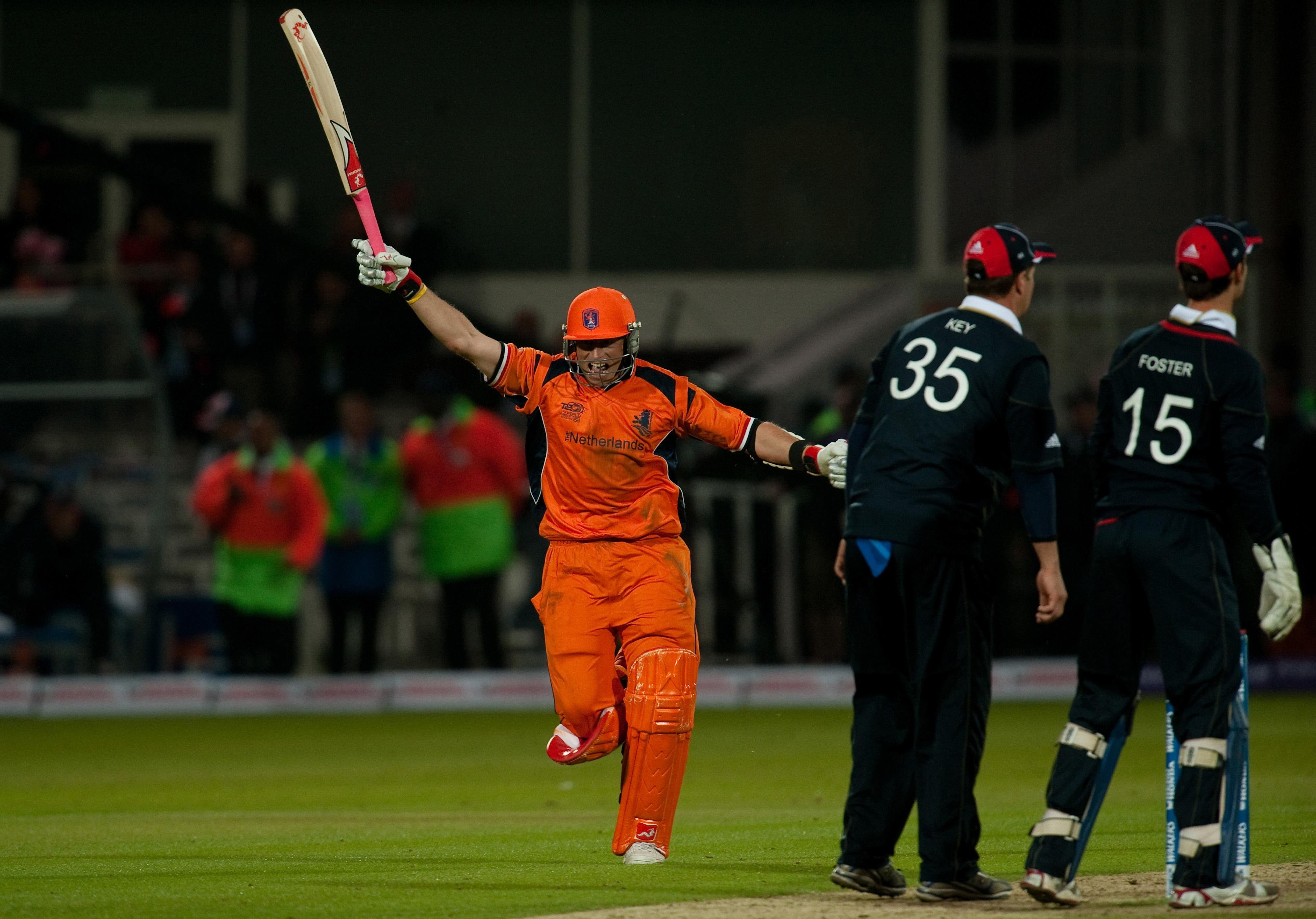 Holland beat England in memorable fashion during the ICC Men’s T20 World Cup 2009 (Gareth Copley/PA)