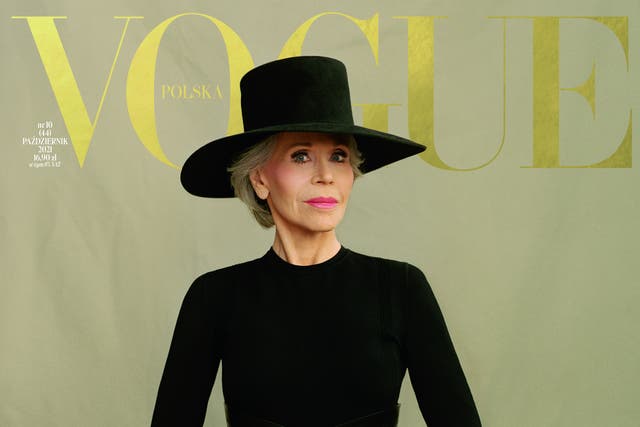 <p>Jane Fonda covers Vogue Poland</p>