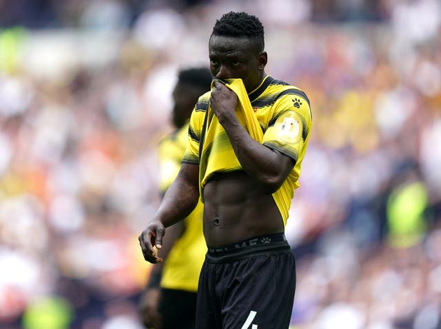 Watford midfielder Peter Etebo is set for a lengthy spell on the sidelines (Mike Egerton/PA)