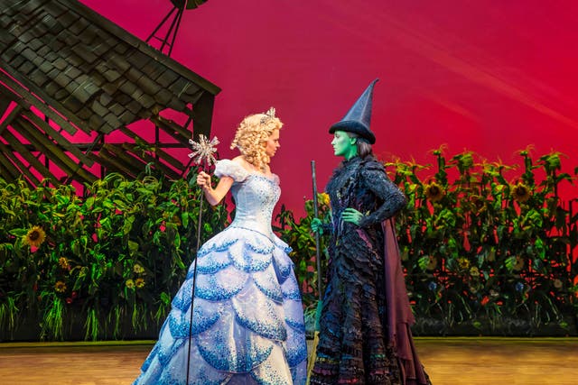 <p>Sophie Evans and Laura Pick in a production of ‘Wicked'</p>