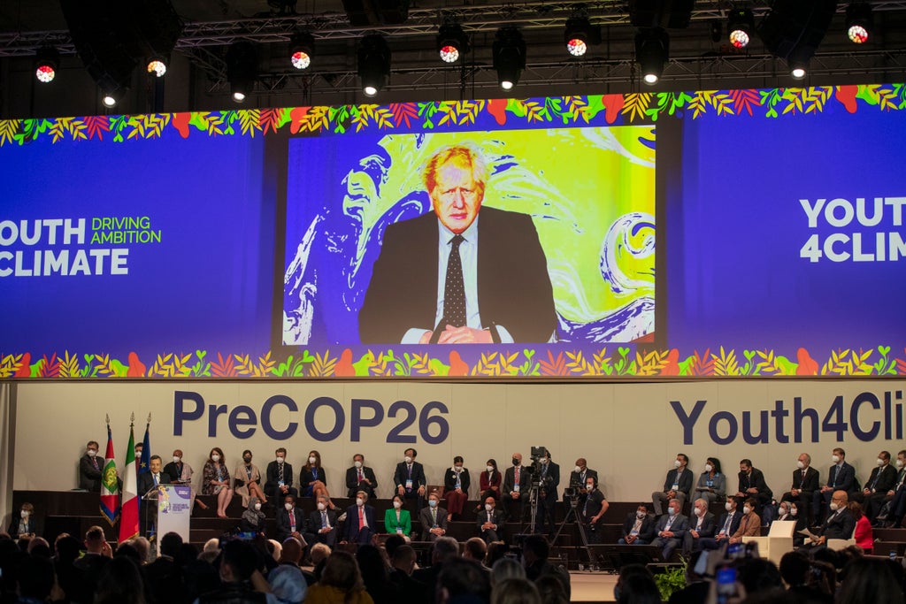 Young people ‘right to be angry’ about climate crisis because ‘future being stolen’, Boris Johnson says