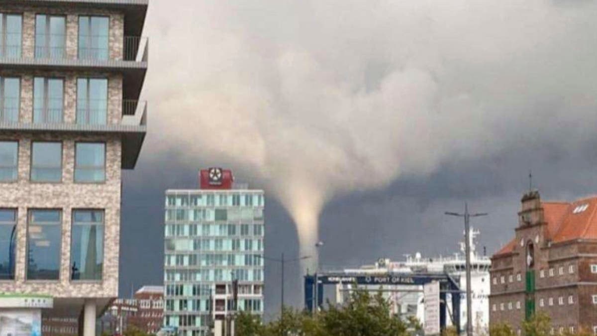 Several injured as tornado hits German port city of Kiel