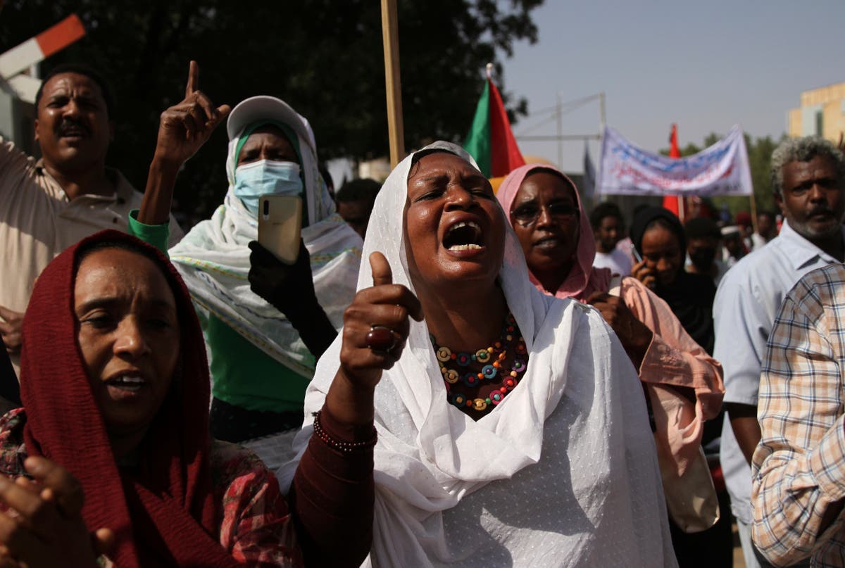 Sudanese protesters demand civilian rule, want army out