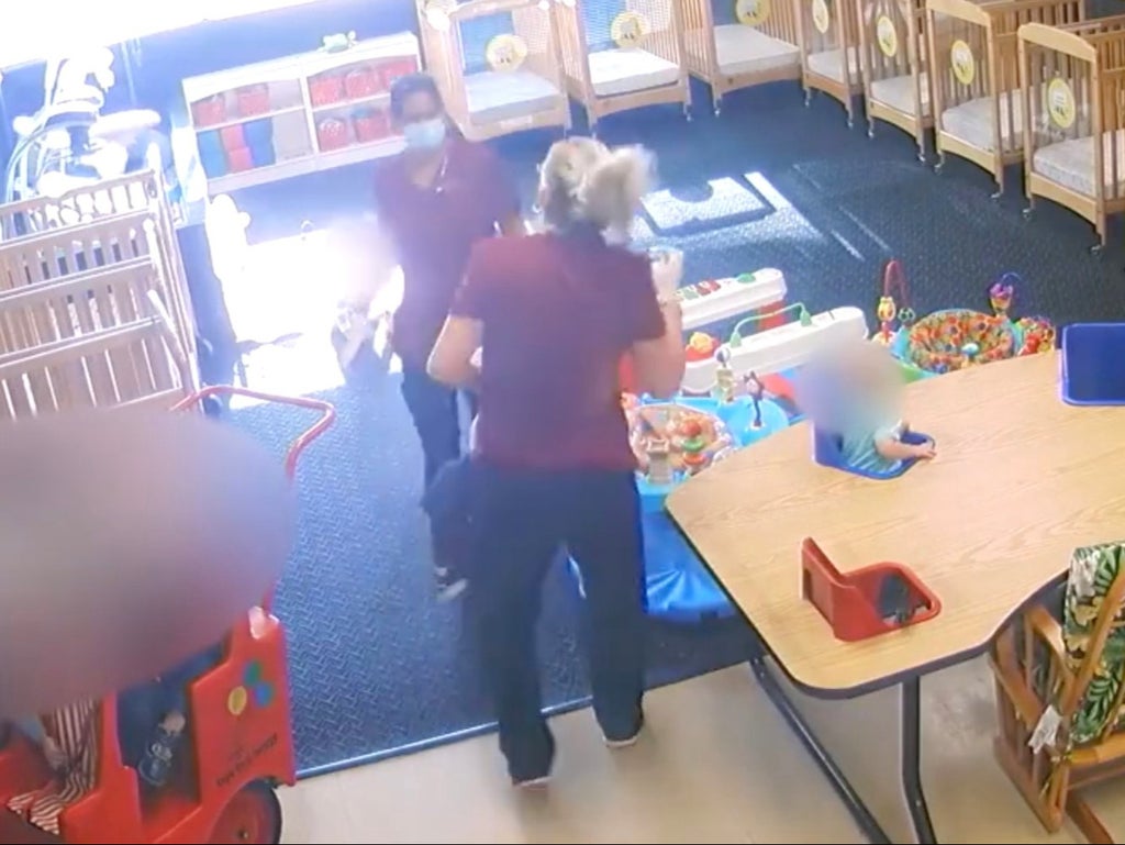 Daycare worker caught on camera abusing child, police say