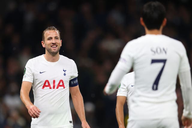 <p>Kane scored a hat-trick as Spurs beat NS Mura to earn their first win in Europe’s third tier competition</p>