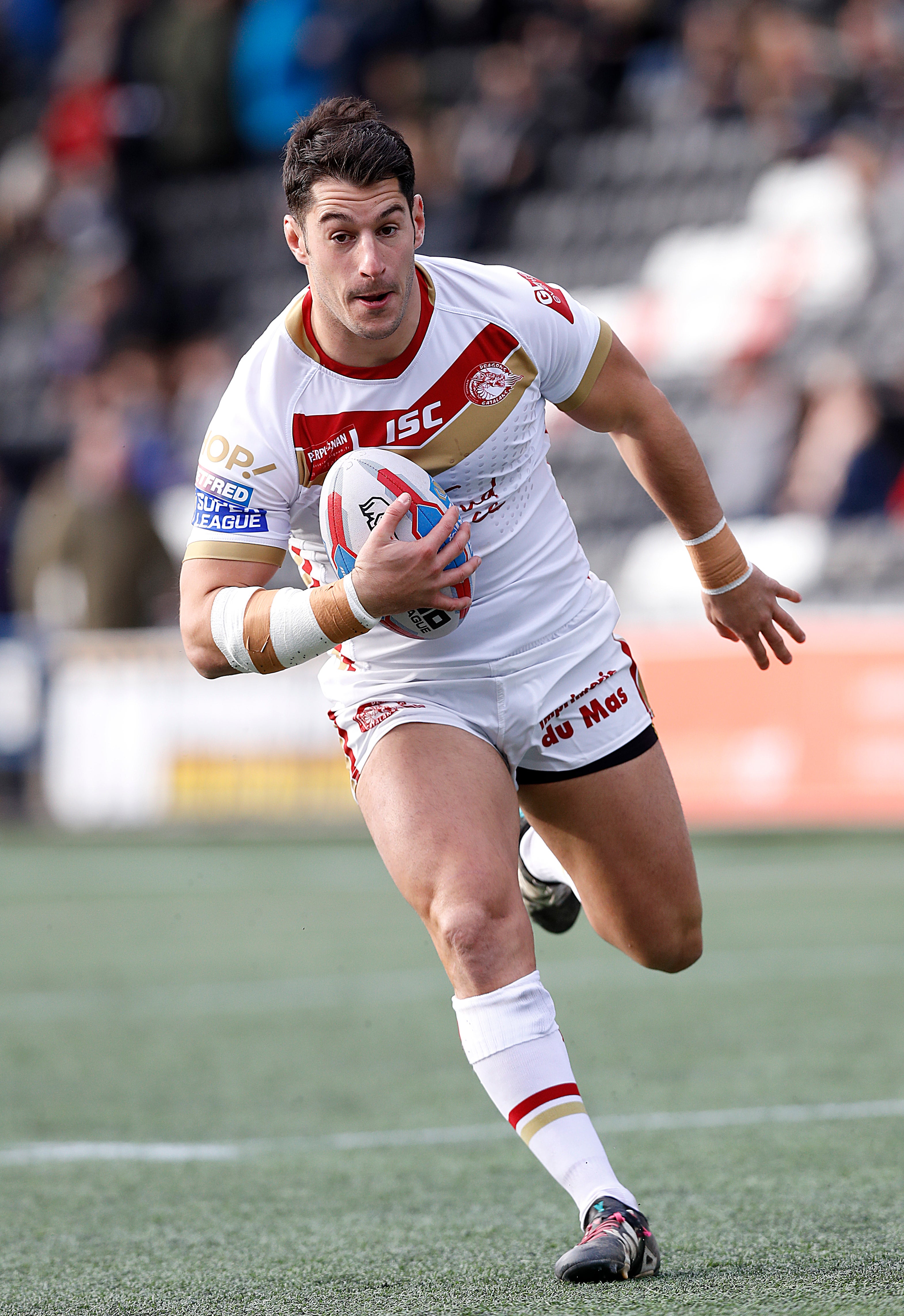 Catalans Dragons captain Ben Garcia scored the first try and will lead his side out at Old Trafford (Martin Rickett/PA)