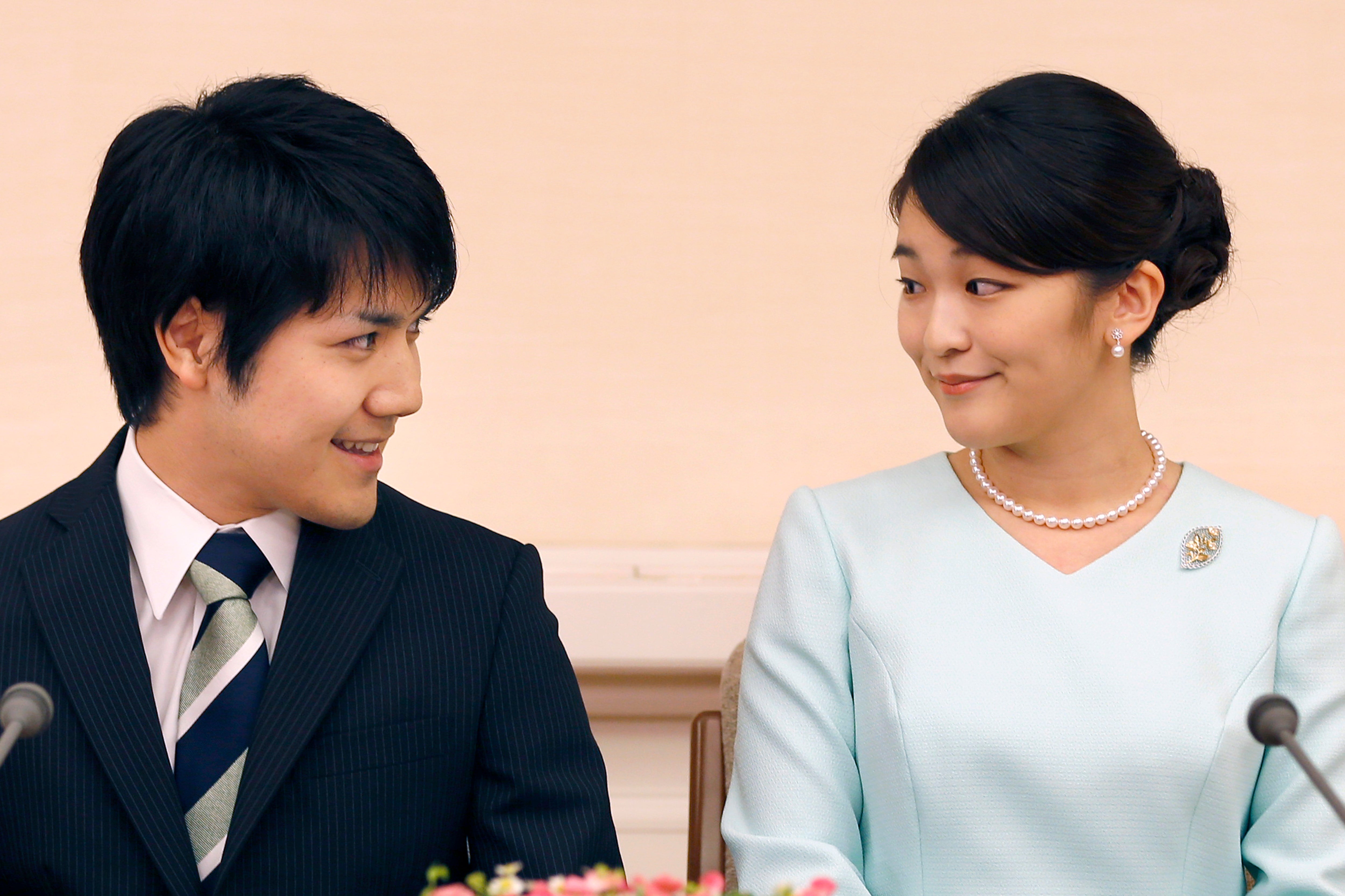 Japan's Princess Mako and her fiance Kei Komuro announced their engagement in 2017