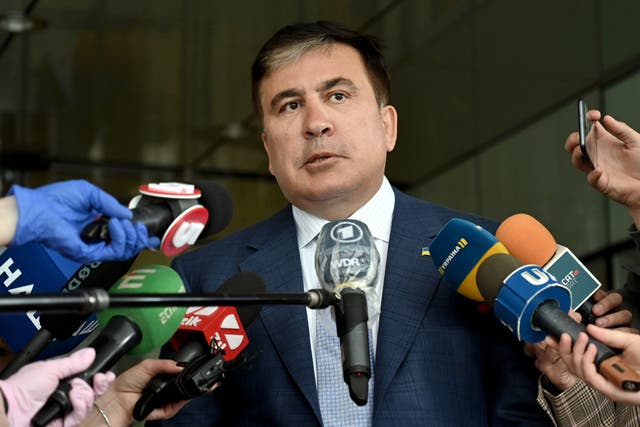 <p>Mikheil Saakashvili, the former president of Georgia, says he has returned to the country</p>