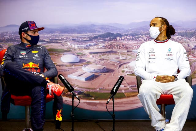 <p>Max Verstappen and Lewis Hamilton are separated by just two points  </p>