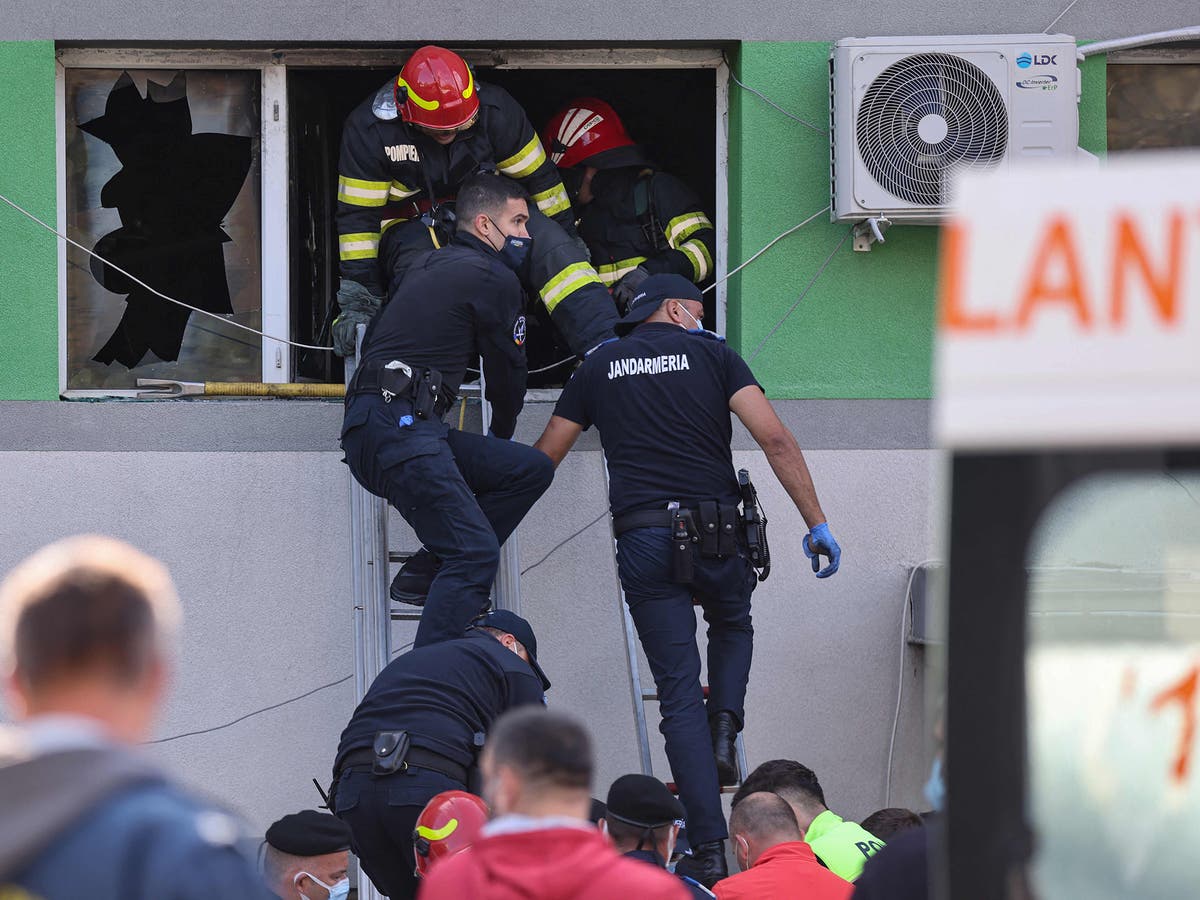 Romania hospital fire leaves at least nine people dead