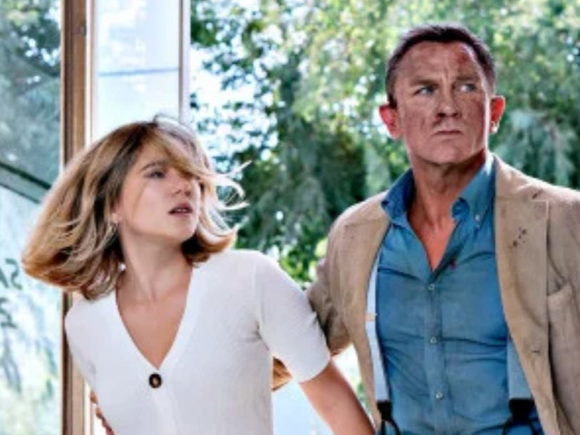 Léa Seydoux and Daniel Craig in ‘No Time to Die’