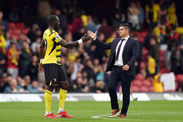 Watford manager Xisco Munoz wants his team to show their personality and character at Leeds (Tess Derry/PA)