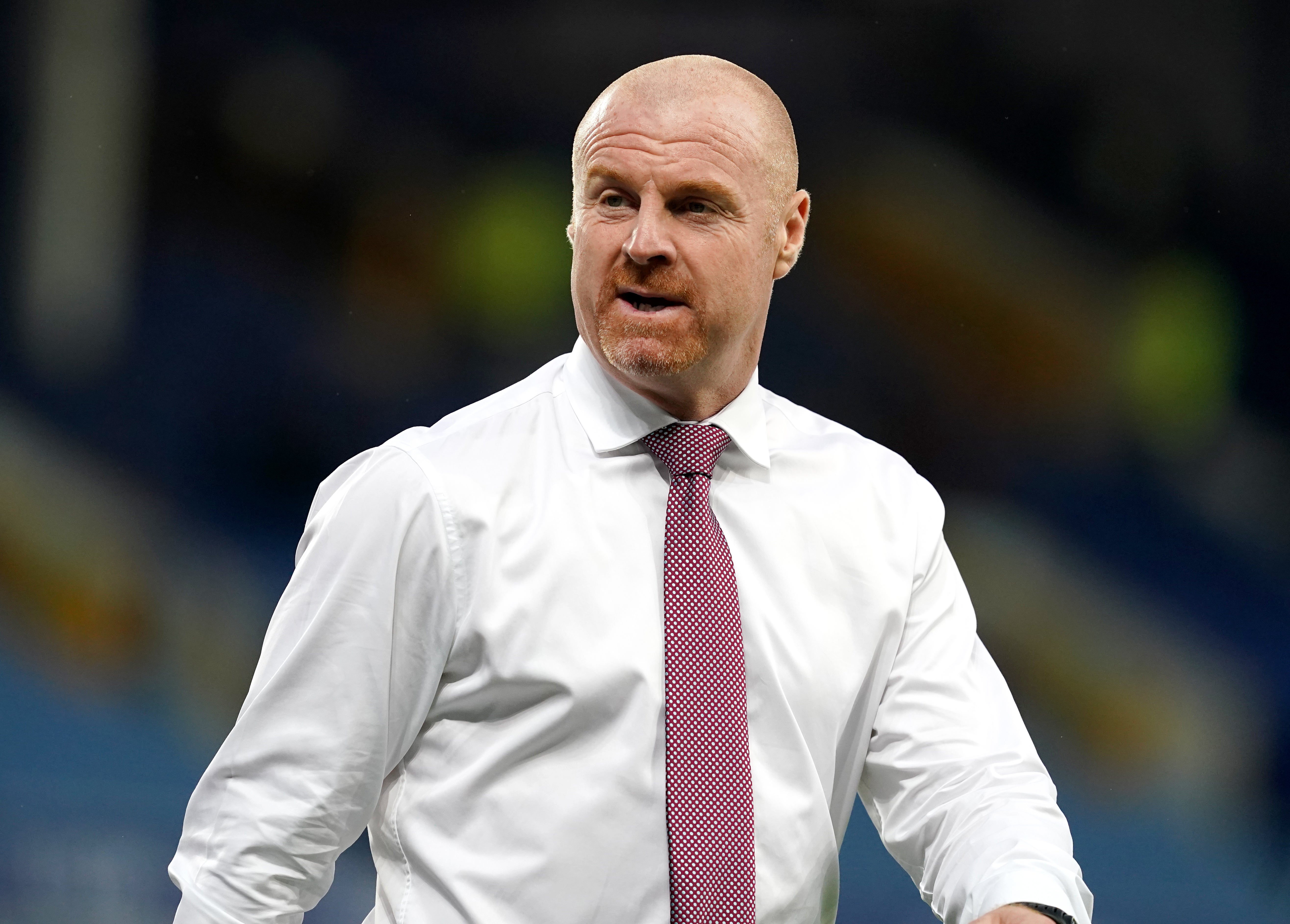 Burnley manager Sean Dyche is not overthinking his side’s record at home (Martin Rickett/PA)
