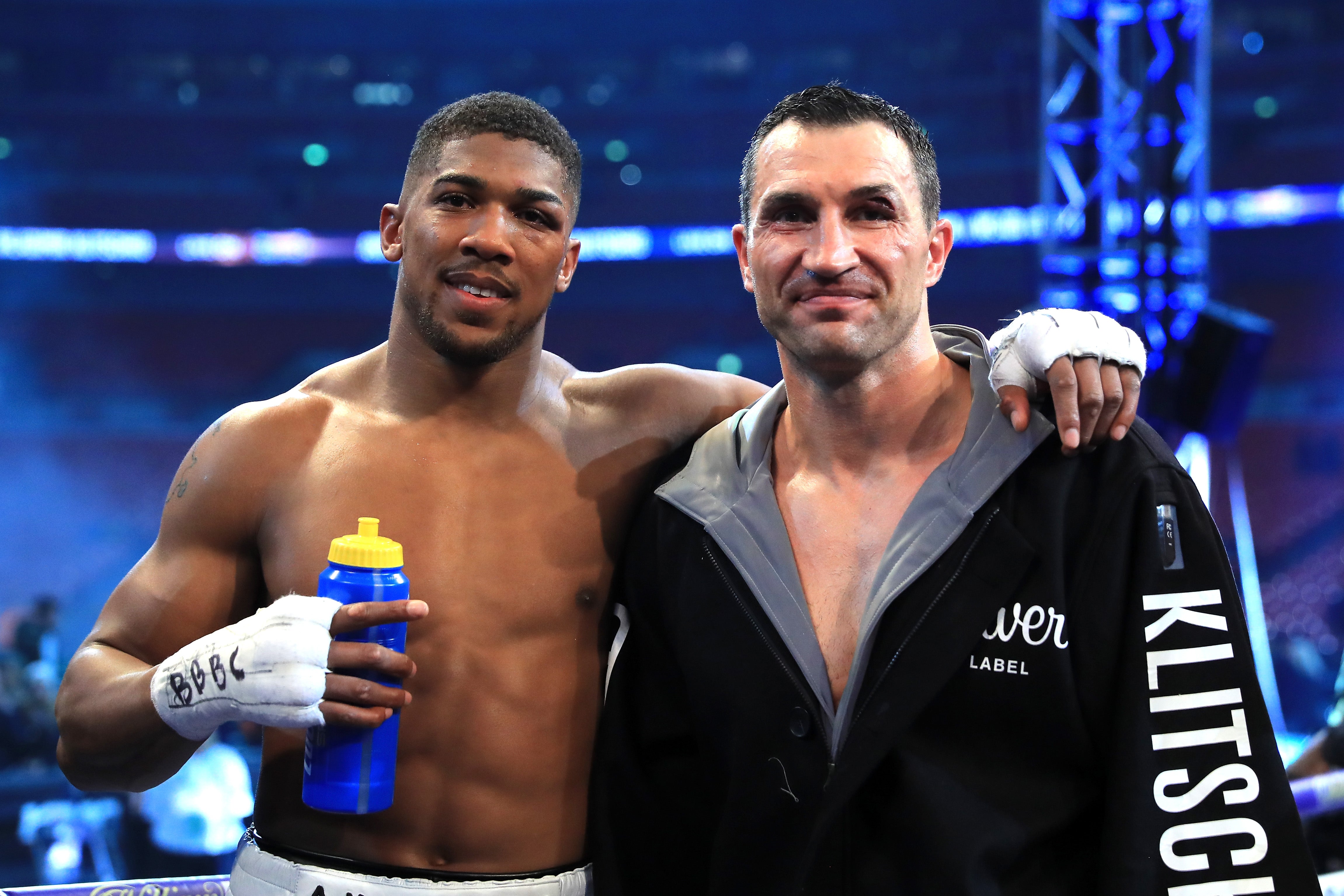 Joshua defeated Klitschko in a heavyweight bout