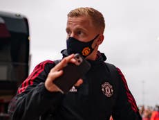 Donny van de Beek: Manchester United boss Ole Gunnar Solskjaer understands midfielder’s frustration