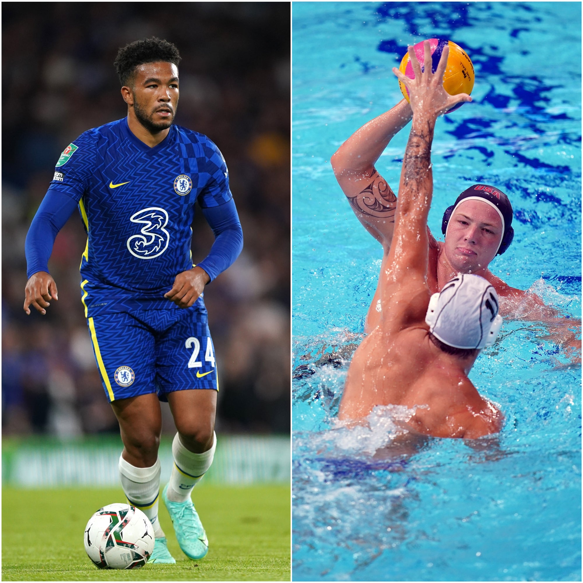 Thomas Tuchel says Reece James could only play water polo (Mike Egerton/Adam Davy/PA)
