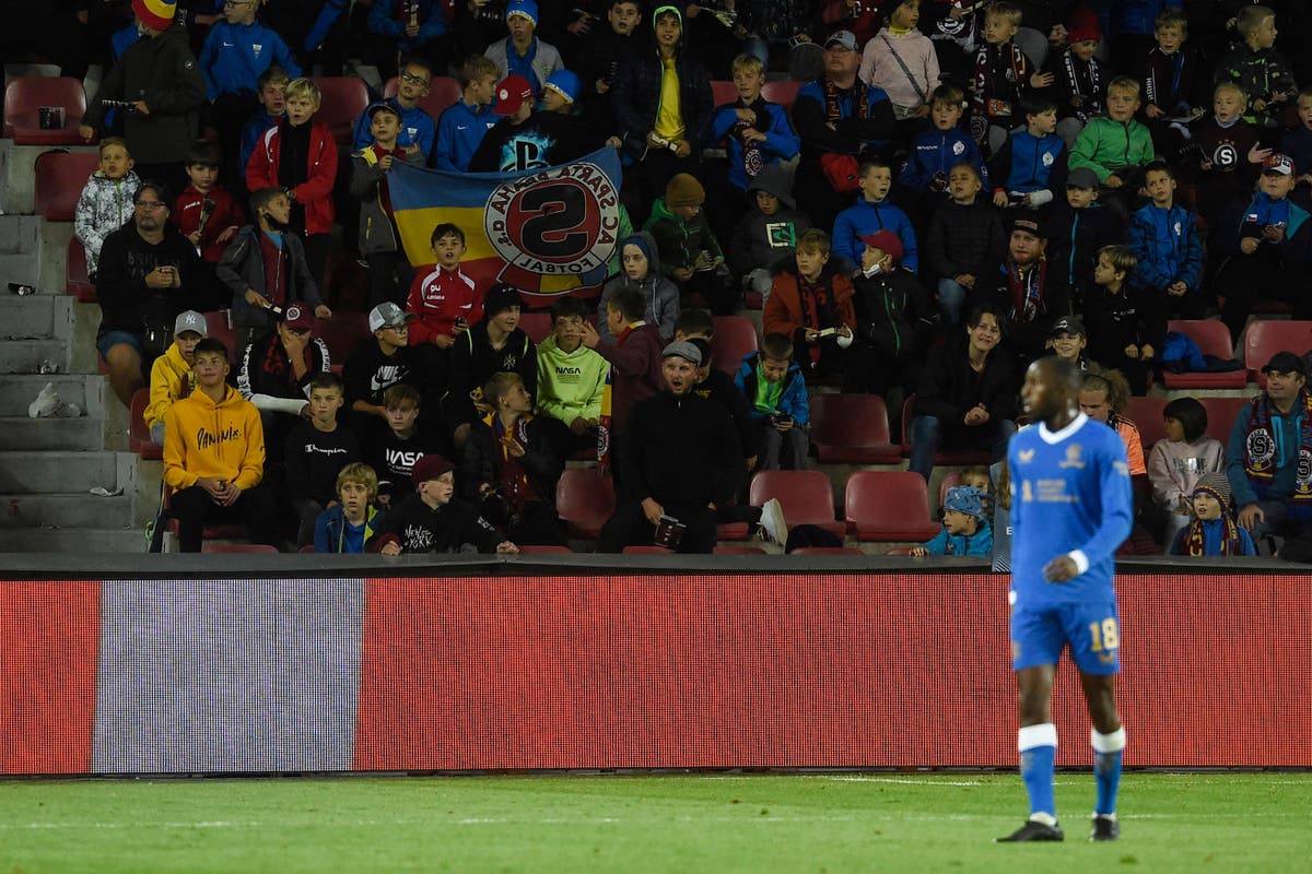 Sparta Prague praise &lsquo;wonderful&rsquo; atmosphere despite young fans&rsquo; booing of Rangers&rsquo; Glen Kamara