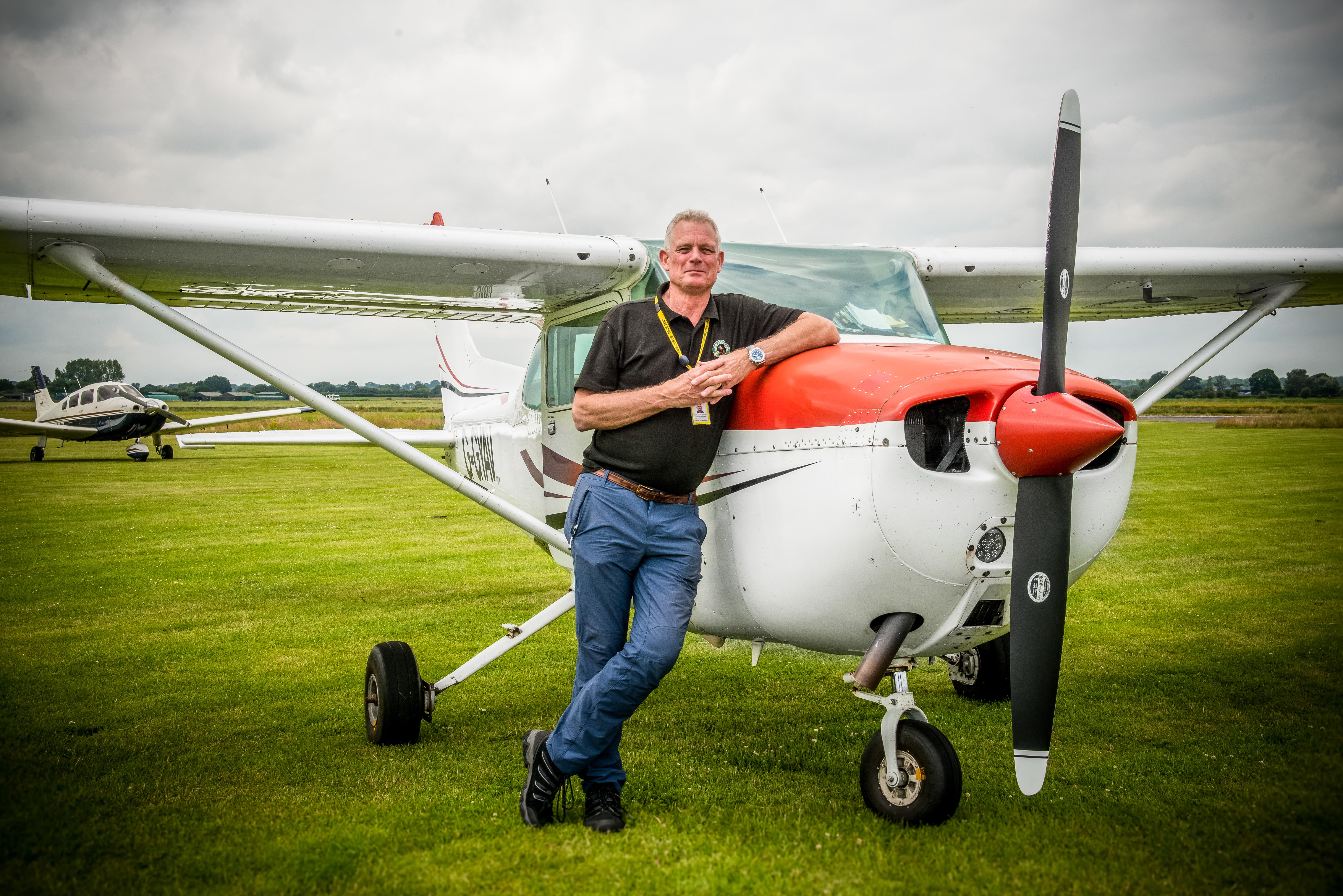 Shepherd continues to chase adrenalin rushes in retirement by flying planes