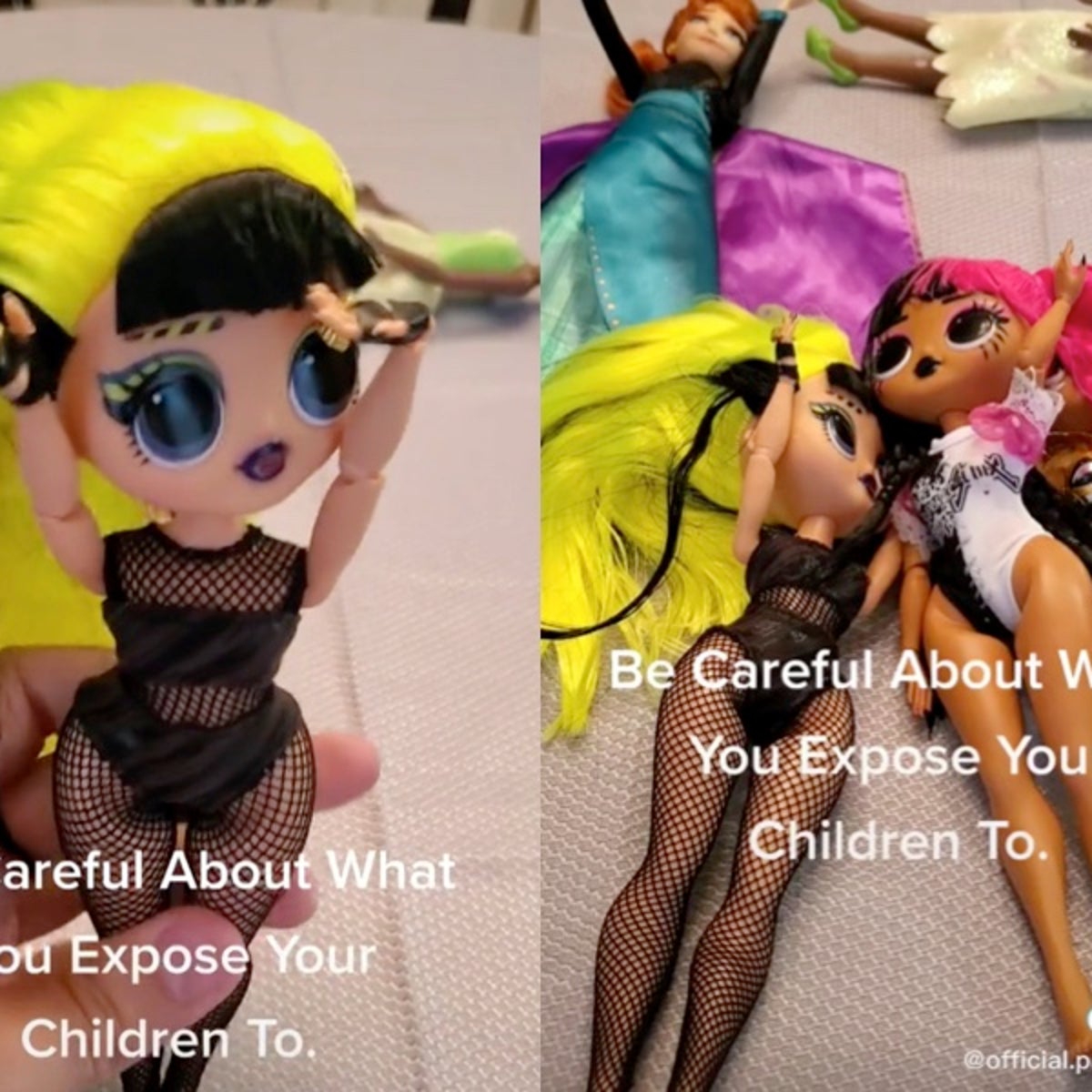 Father sparks debate with TikTok about clothing choices for LOL Surprise! dolls | The Independent Father sparks debate with TikTok about clothing choices for LOL Surprise! dolls | The Independent