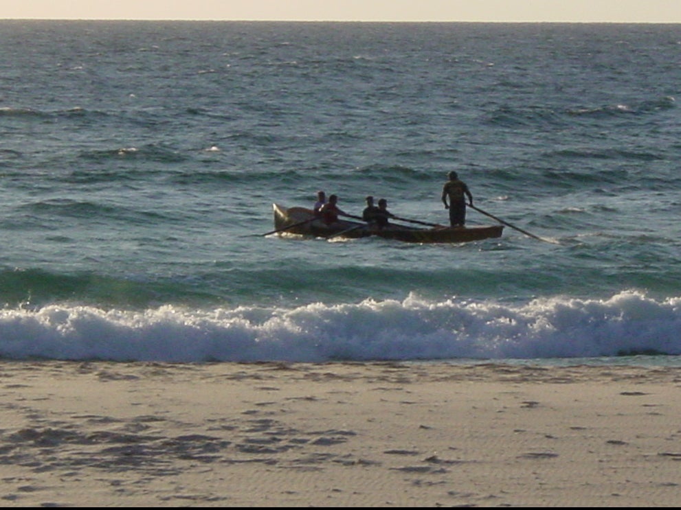 Going west: off the coast of Western Australia