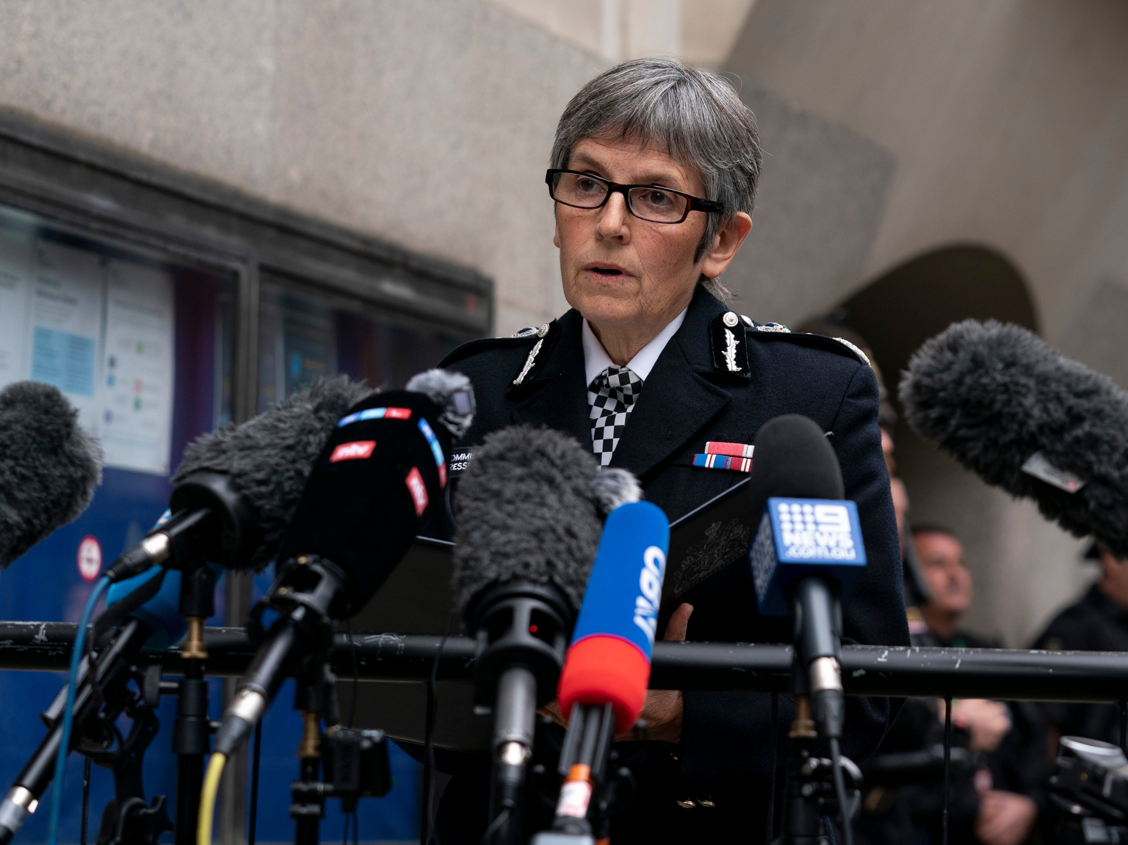 Metropolitan Police commissioner Dame Cressida Dick: ‘People will be entitled to their opinion, I’ve got a job to do, I’m getting on with it’