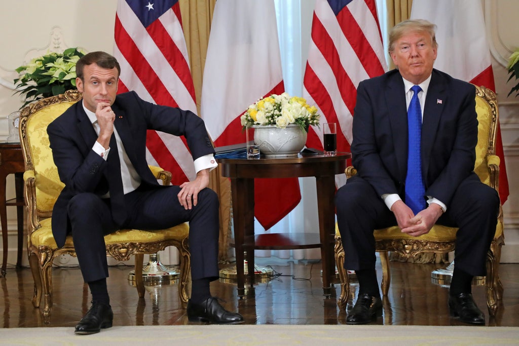 Trump called Macron a ‘wuss guy’ and mocked his weight, book claims
