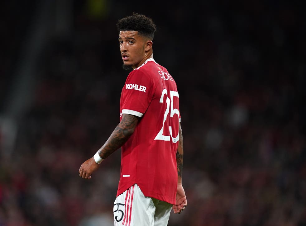 Ole Gunnar Solskjaer said he had no concerns over Jadon Sancho's (pictured) form (Martin Rickett/PA)