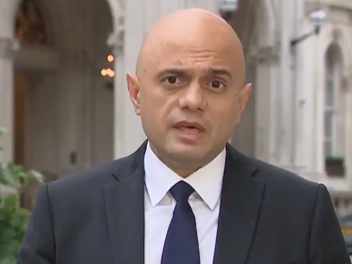 <p>Health secretary Sajid Javid</p>