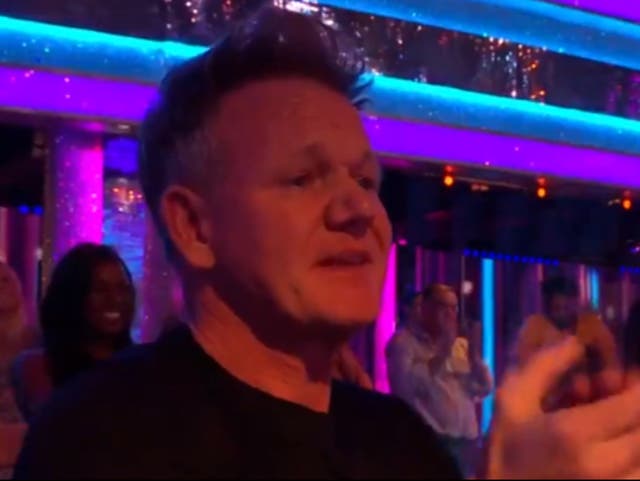 <p>Gordon Ramsay moved to tears on ‘Strictly’</p>
