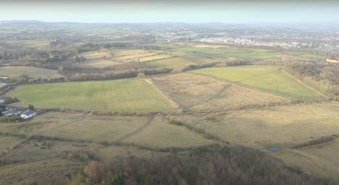 Over 17,000 oak trees will be planted at the site near Glasgow