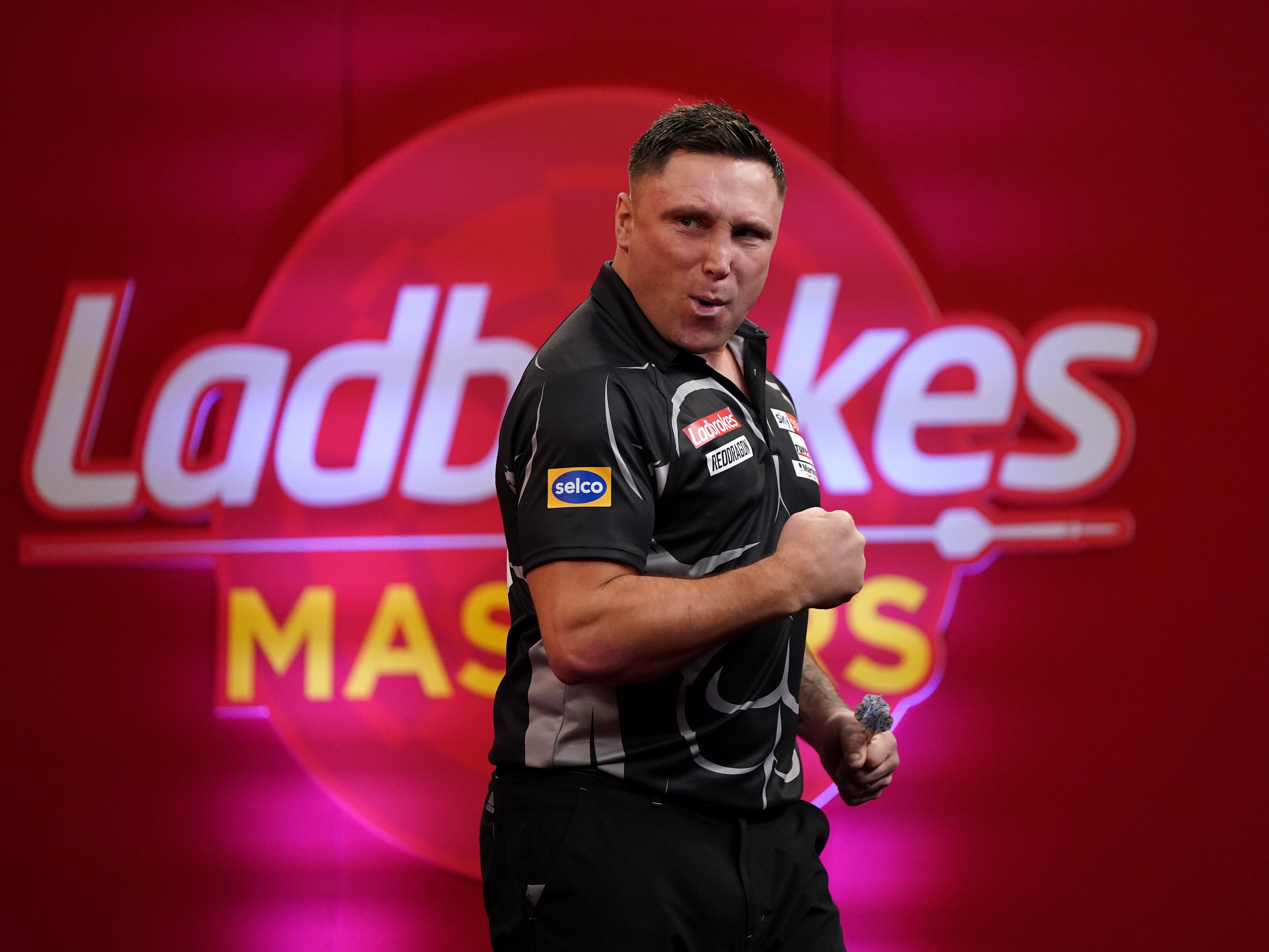 Gerwyn Price averaged over 100 in his first-round victory over Michael Smith (Zac Goodwin/PA)
