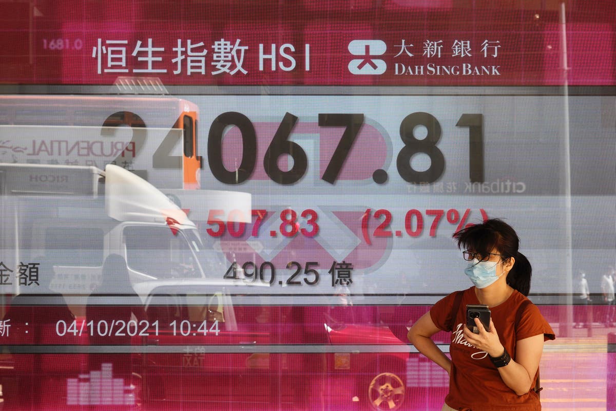 Asian markets mixed; China Evergrande shares suspended