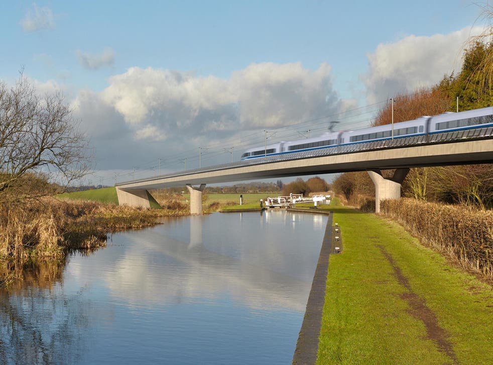 <p>A new report calls for line improvements north of Crewe (HS2/PA)</p>