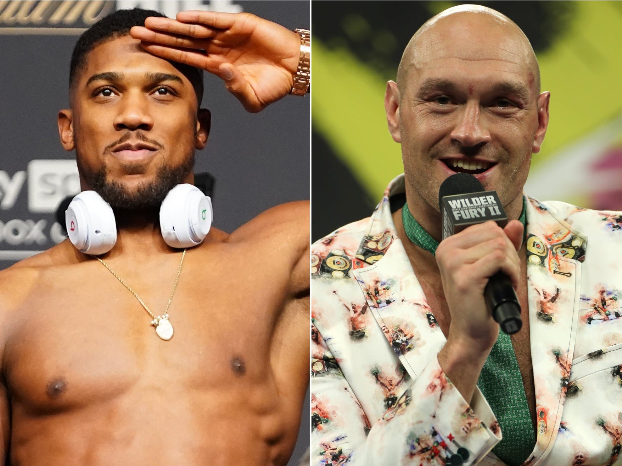 Anthony Joshua and Tyson Fury could yet face each other