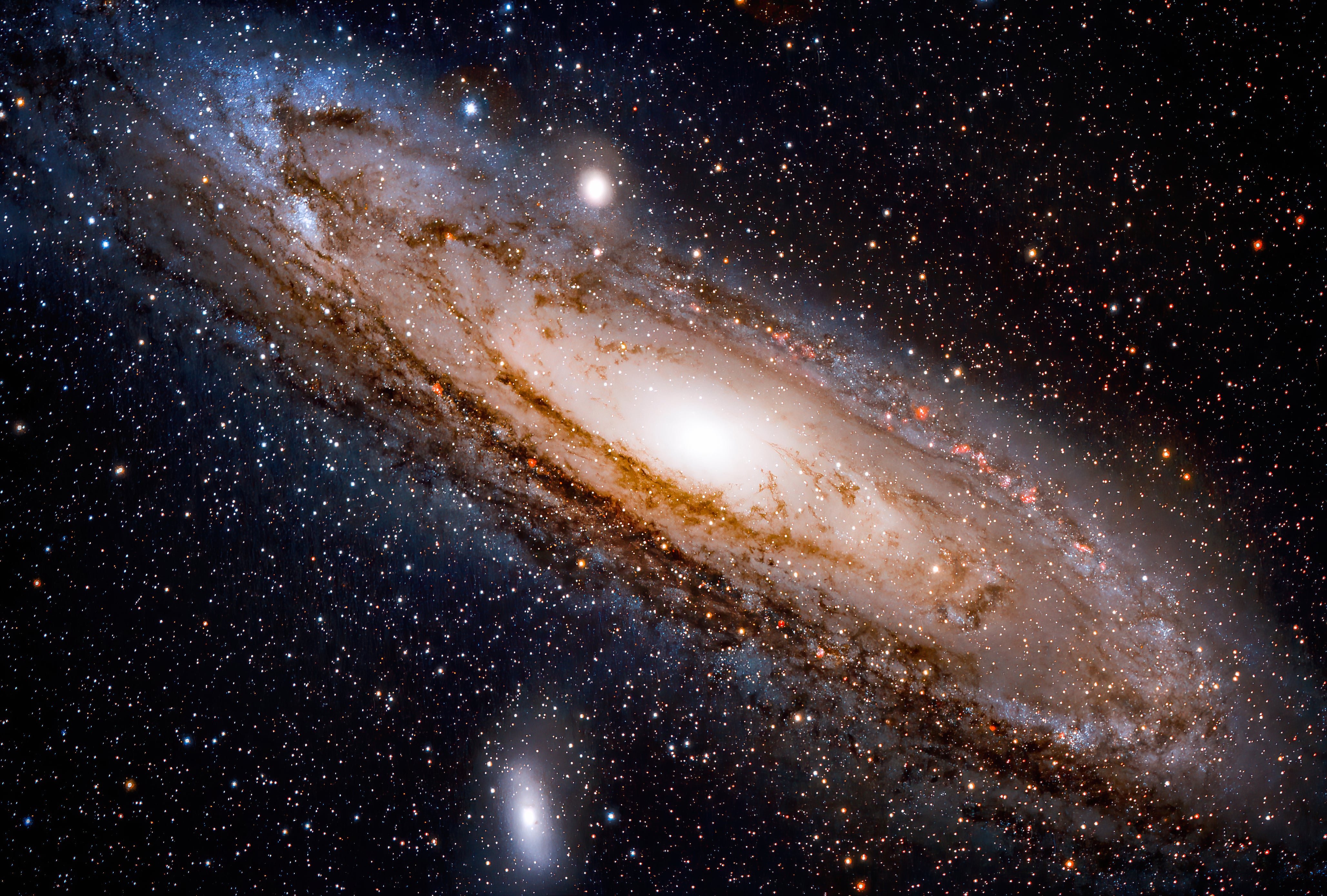 The giant Andromeda galaxy is now well on view