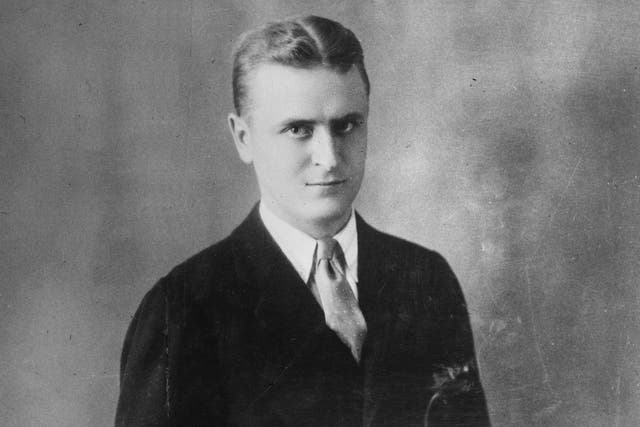 <p>A studio portrait of F Scott Fitzgerald from 1925 </p>