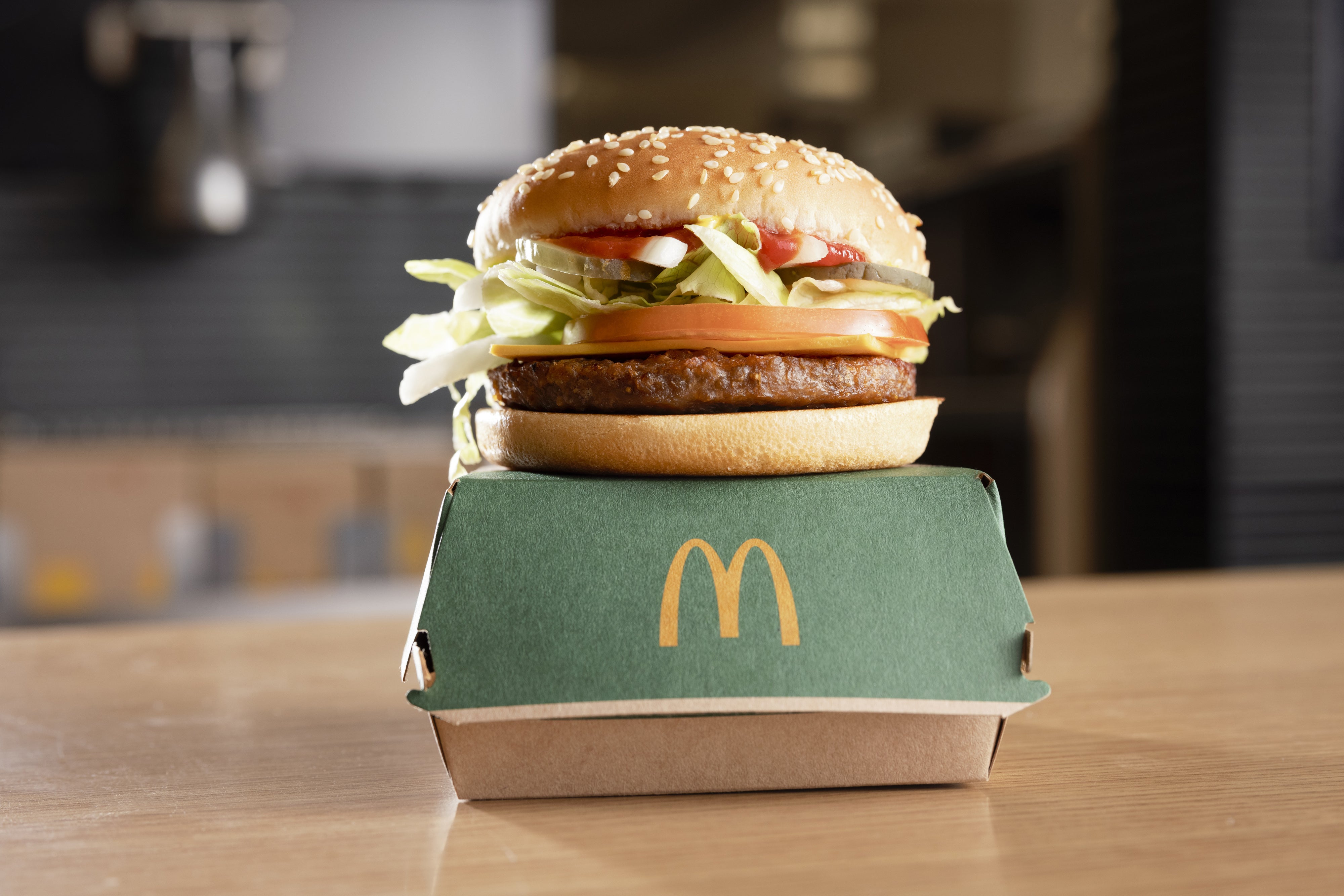 McDonald’s launched its first plant-based burger earlier this year (McDonald’s/PA) (McDonald’s/PA)