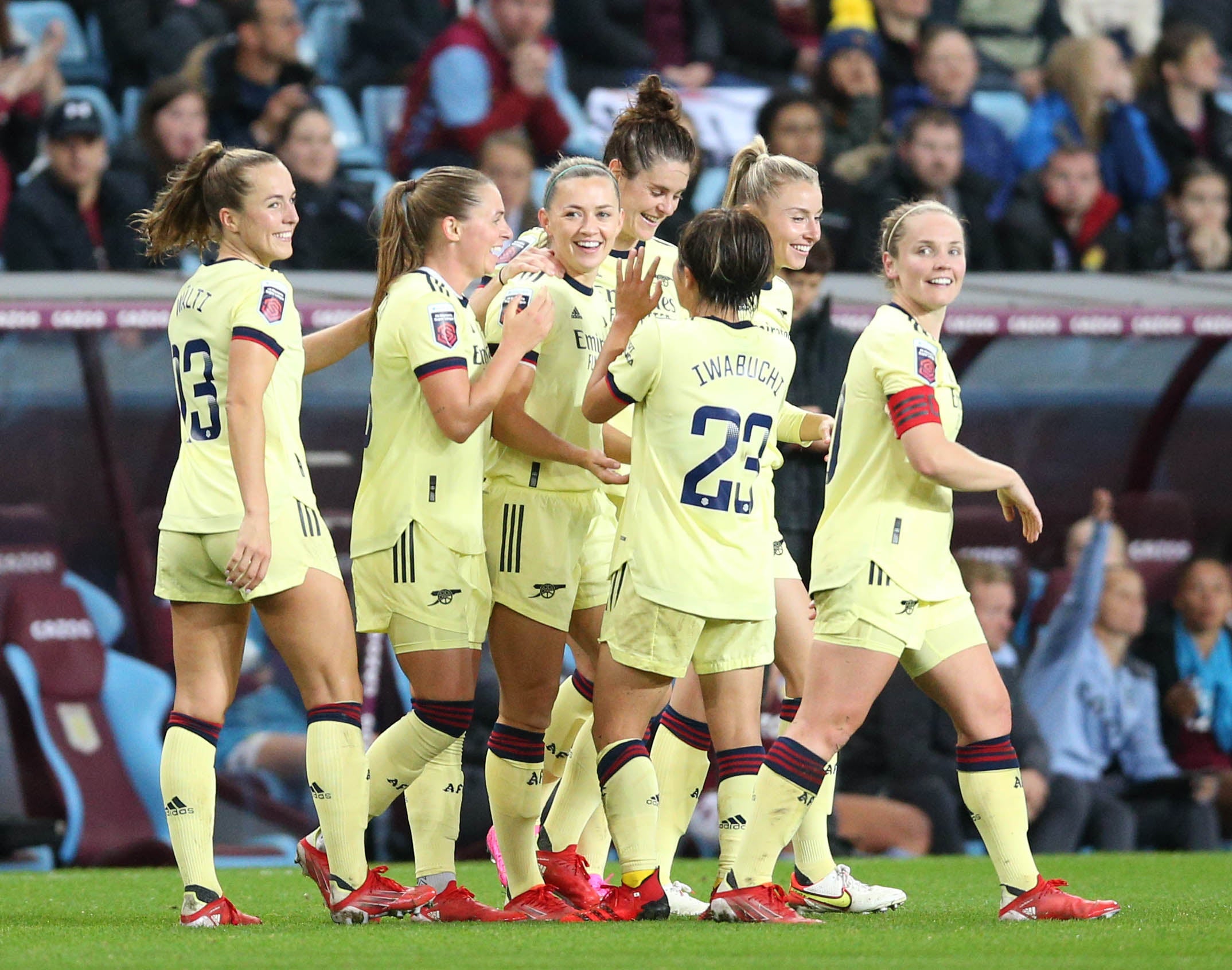 Arsenal are currently top of the WSL four games into the season (Nigel French/PA)