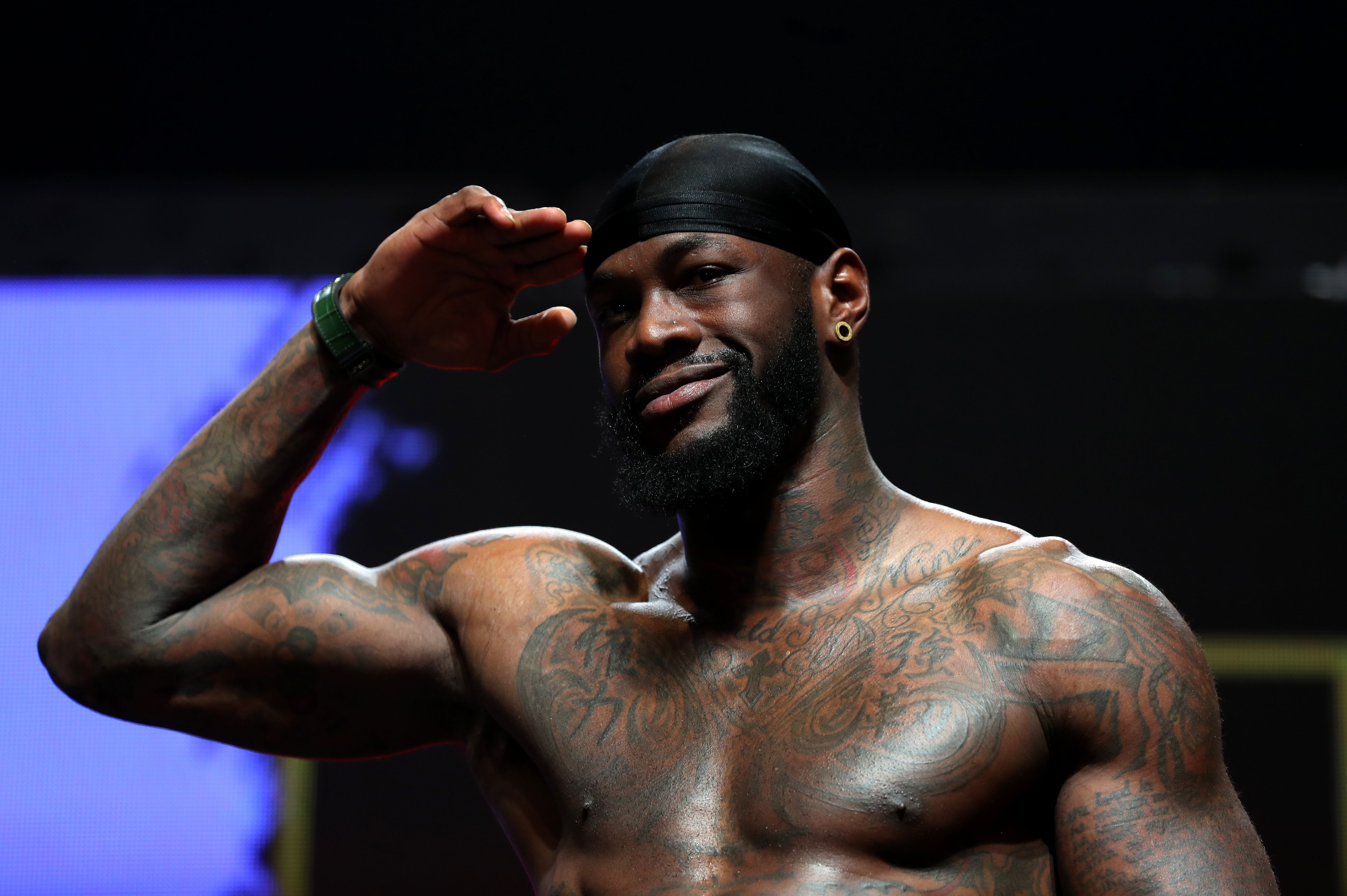 Deontay Wilder, pictured, blamed a number of issues for his loss to Fury (Bradley Collyer/PA)