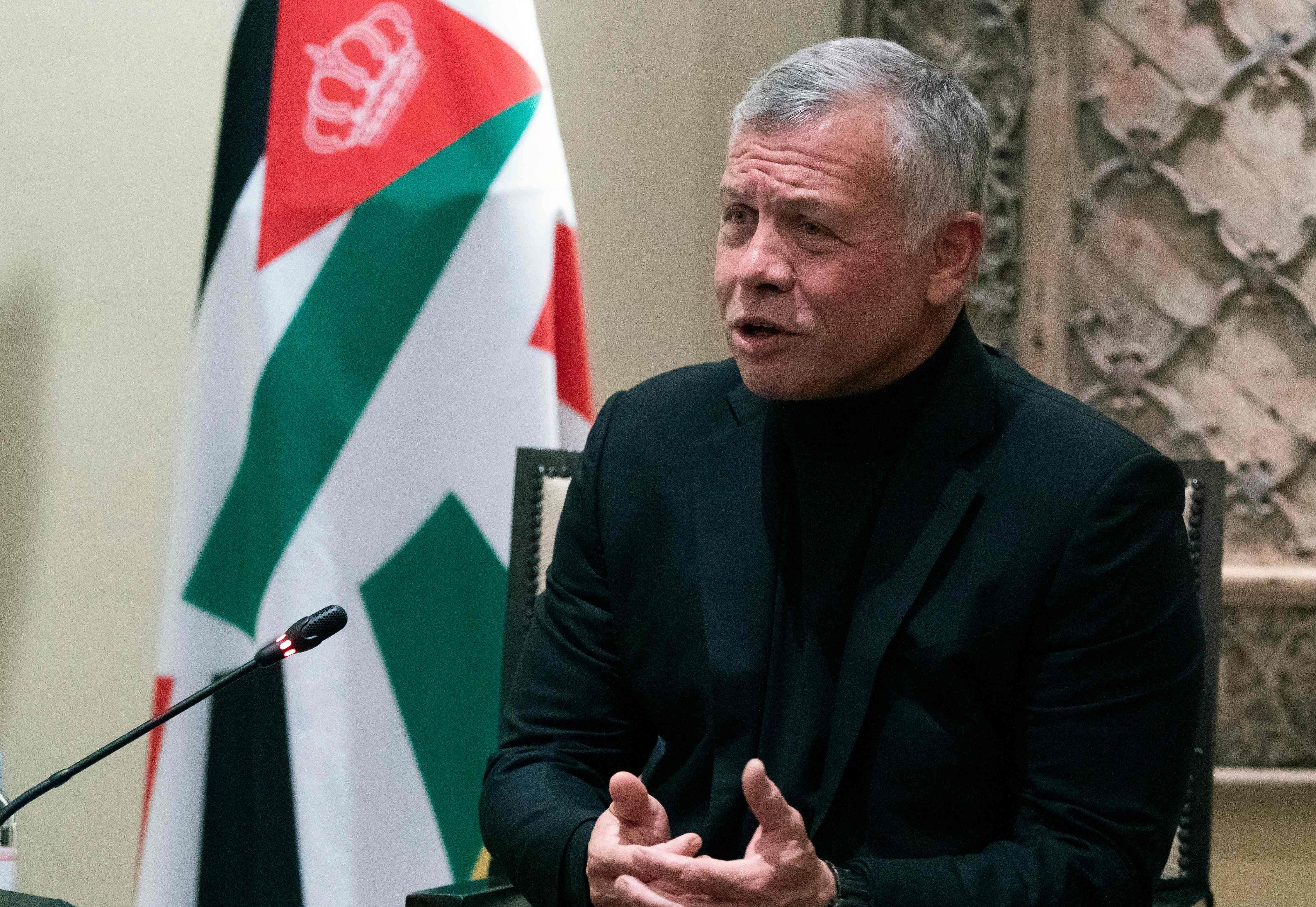 <p>King Abdullah has repeatedly talked of the economic hardship his people are facing and the need for more aid to Jordan </p>