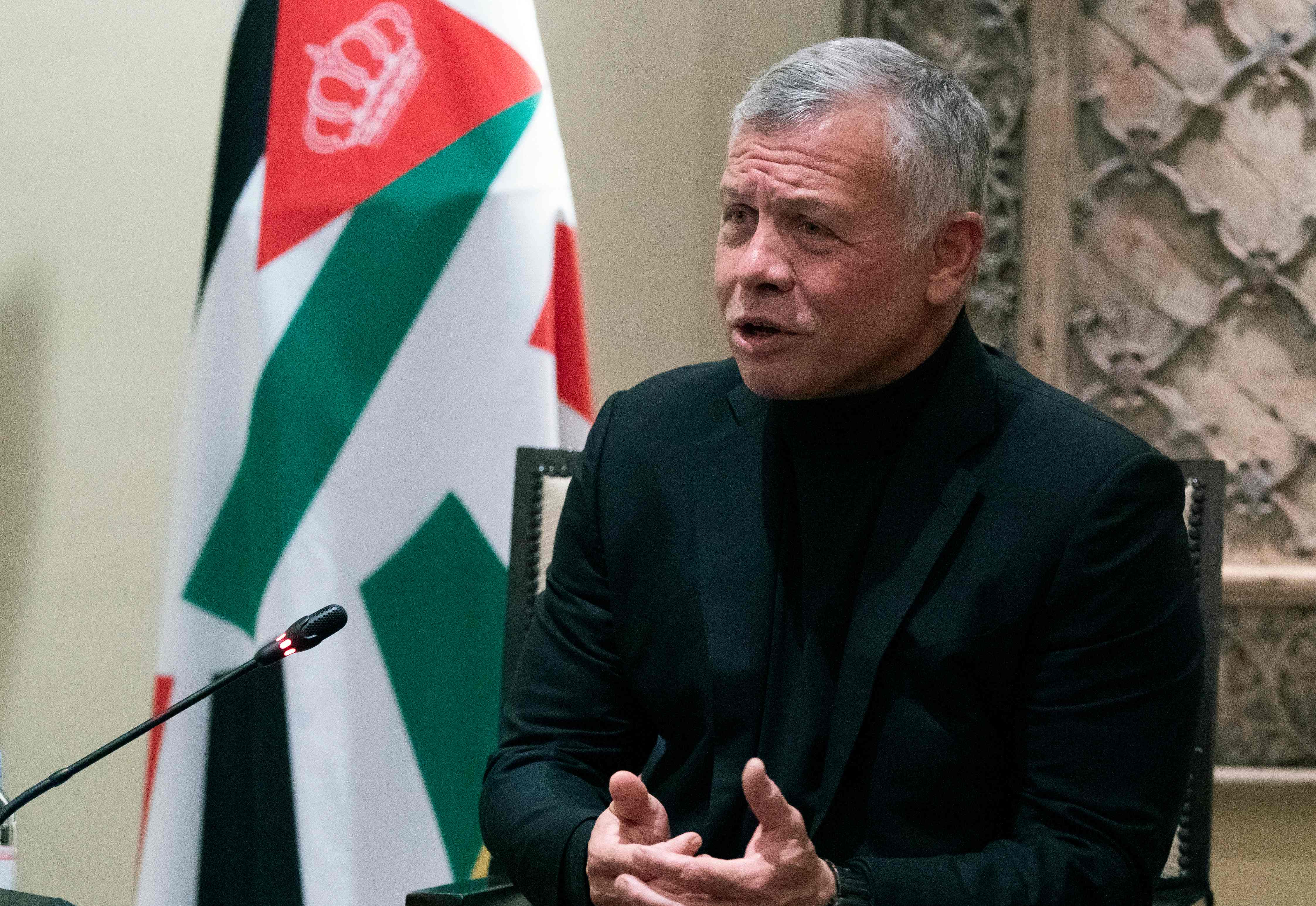 King Abdullah has repeatedly talked of the economic hardship his people are facing and the need for more aid to Jordan