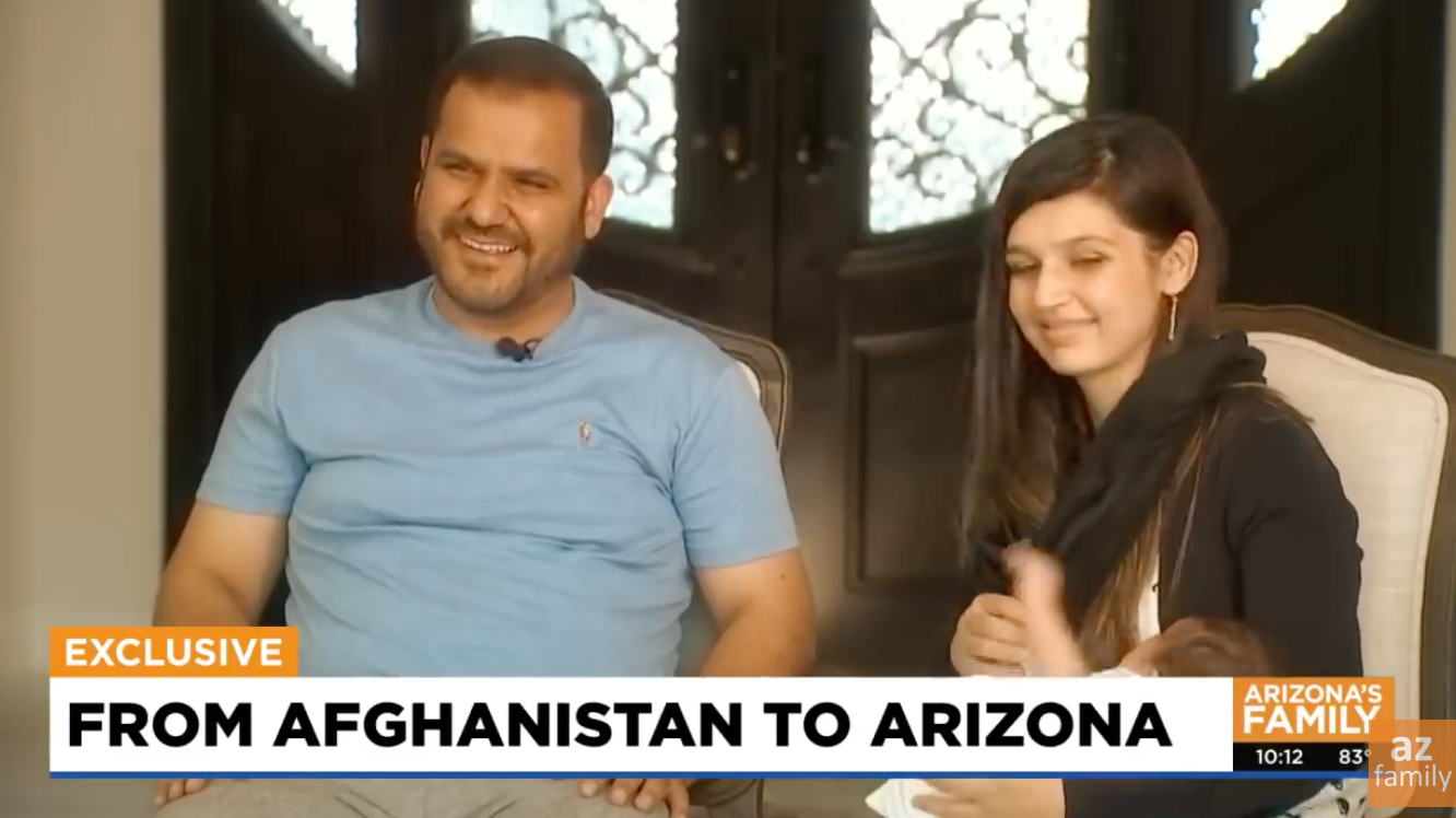 The family are fearful of what will happen to family still trapped in Afghanistan