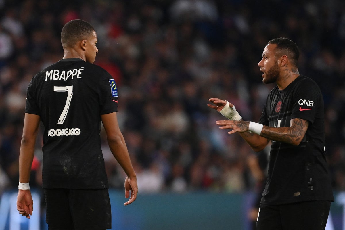 Kylian Mbappe Reveals Details Of Bench Outburst About Bum Neymar The Independent