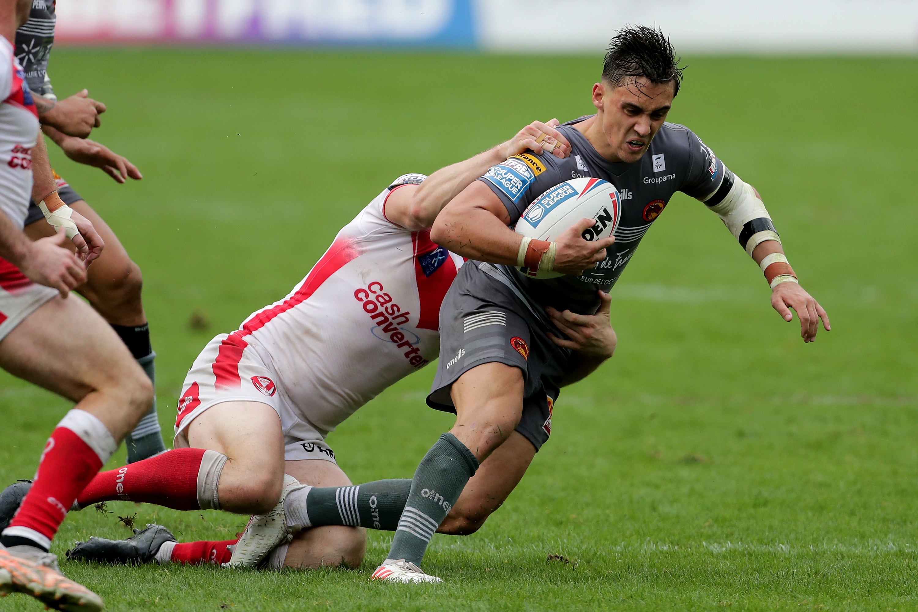 Catalan Dragons’ Arthur Mourgue is looking forward to sampling the big stage (Richard Sellers/PA)