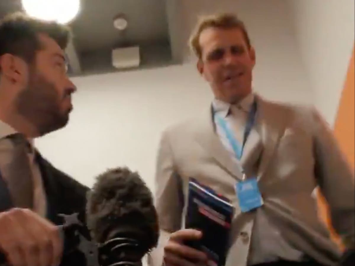 Tory co-chair refuses to answer questions about cash-for-access claims: &lsquo;Stop bothering me&rsquo;