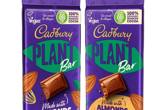 <p>Cadbury announces launch of its first vegan chocolate bar</p>