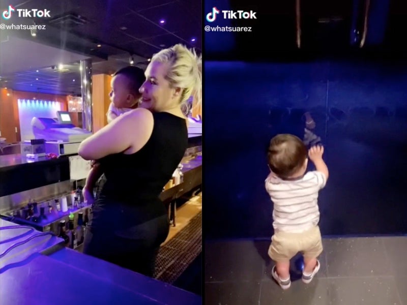 Strip club manager sparks conversation about childcare after revealing she brings son to club