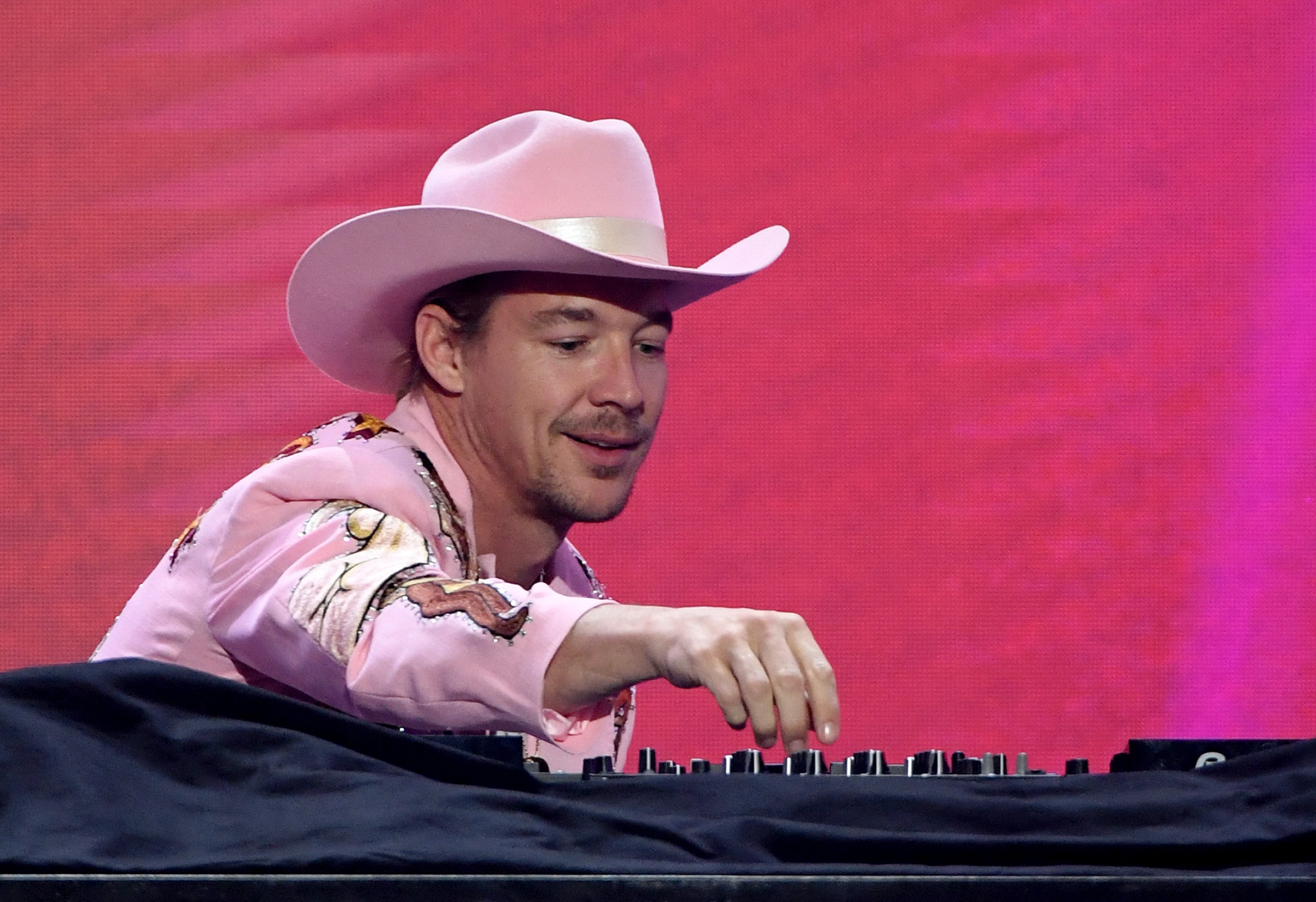 Diplo performing during the 2020 Adult Video News Awards 2020